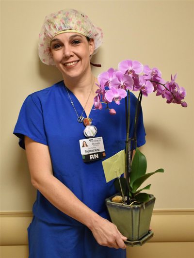 ORchid Award Presented to Surgical Nurse - Michelle Moser