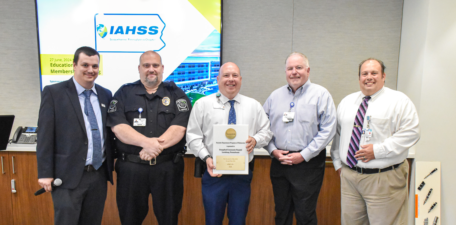 Evangelical Community Hospital’s Employee and Public Safety Deemed Program of Distinction 